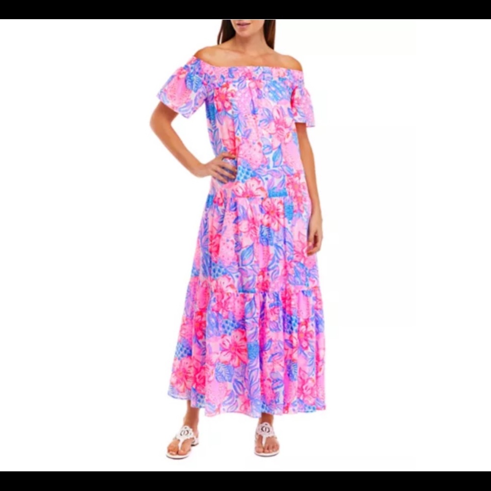 Lilly Pulitzer Dezi Maxi Dress NWT Sz  Med